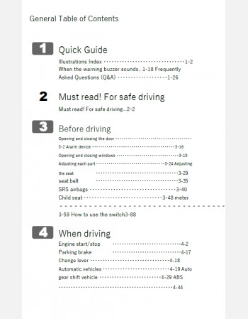 suzuki alto works 2019-2020 owners manual